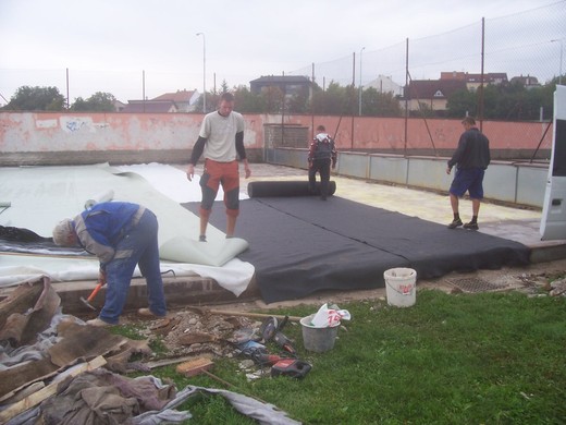 Foto oprava izolace střechy