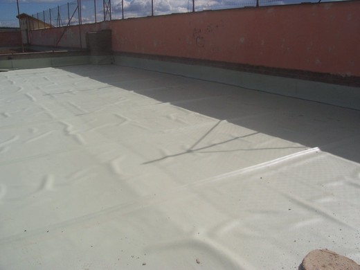 Foto oprava izolace střechy