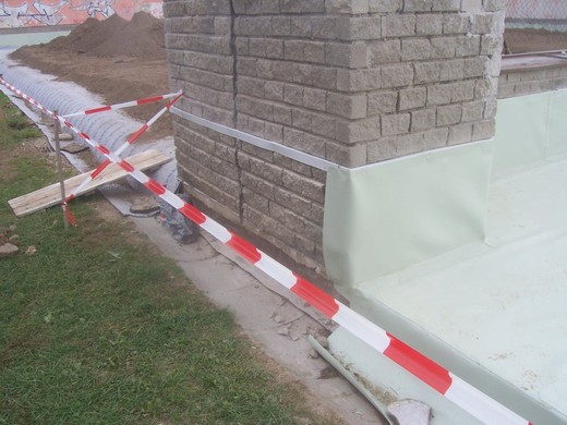 Foto oprava izolace střechy